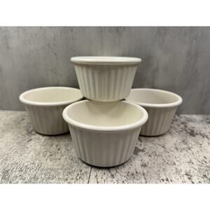 4x Vintage Tupperware Ramekin 6 Oz Custard Cup Model #1922 *READ*